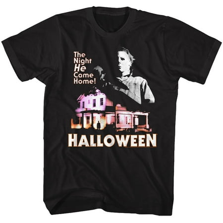 Halloween Scary Horror Slasher Film Movie Michael Myers He Came Home T-Shirt Tee