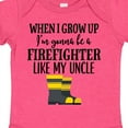 thumbnail image 4 of Inktastic Future Firefighter Like My Uncle Boys or Girls Baby Bodysuit, 4 of 5