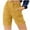 Yellow, variant on ABATAB Shorts for Women Trendy Summer Elastic Wide Leg Business Casual Dressy Shorts with Pockets