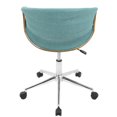 thumbnail image 2 of Curvo Mid-Century Modern Office Chair by LumiSource, 2 of 8