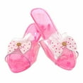 thumbnail image 4 of LYHaoo Girls Sandals Girls Sandals Heels For Toddlers Dress Up Play Everyday Casual Outdoor Summer Spring Comfortable Elastic Strap Sizes One Size One Size(One Size), 4 of 4