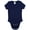 Navy Blue, variant on Baby Unisex Short Sleeve Bodysuit 12-18 Months Navy Blue