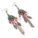 thumbnail image 1 of Pendientes colgantes redondos, 2 piezas Pendientes con borlas colgantes redondos retro Pendientes con borlas colgantes redondos Mejora tu experiencia, 1 of 9