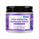 thumbnail image 2 of Pastillas de dientes moradas para blanquear las manchas de los dientes, pasta de dientes bucal refrescante con aminoácidos, 70 tabletas., 2 of 8