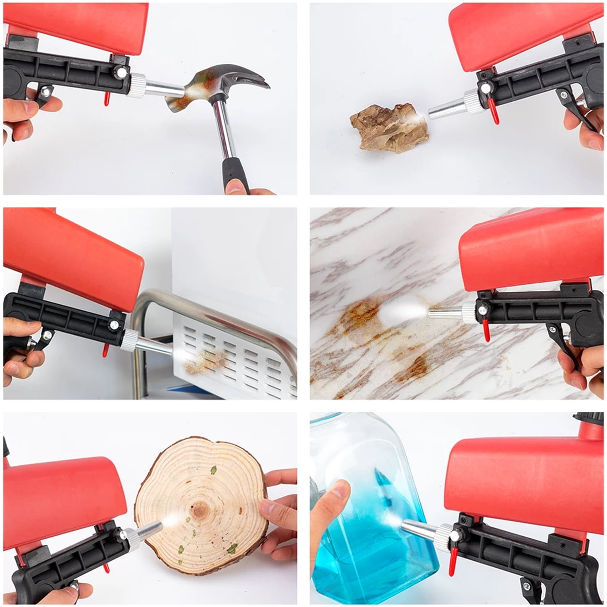 Buy MTFun Sand Blaster Gun Kit Adjustable Air Sandblaster Tool Handheld Sandblaster Spray Tool