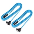 thumbnail image 1 of Cable de Datos SATA3.0 6.0Gbps 2pcs con Pestillo de Bloqueo Para HDD SDD Yotijar, 1 of 7
