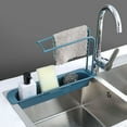 thumbnail image 3 of Reheyre Sturdy Plastic Sink Drain Tray - Practical Quick Drainage Drain Storage Rack - Kitchen Supplies, 3 of 8