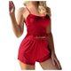 thumbnail image 2 of TaTaai Silky Two-Piece Sleep Set, Women's Breathable Hollow Out Pajamas, Soft Suspender Loungewear for Home Wear and Intimate Evening Relaxation Gift, 2 of 4