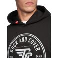 thumbnail image 4 of Duck and Cover - Sudadera Addax para Hombre (Negro), 4 of 4