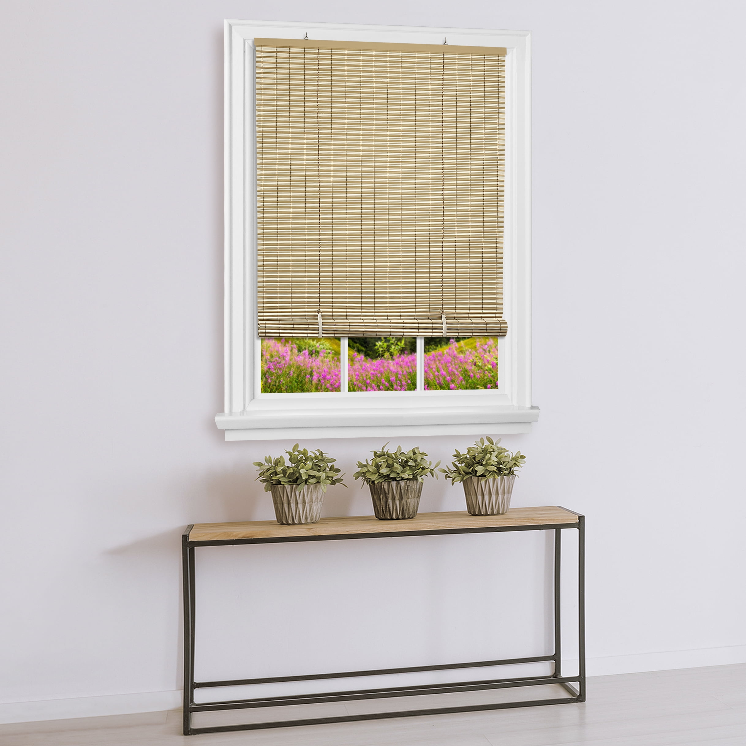 Achim Cordless Veranda Vinyl Roll-Up Window Blinds - Walmart.com