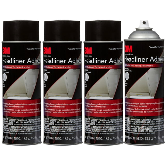 Aerosol adhesivo para tapizado y techo interior 3M 4 unidades 513 g