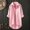 Pink, variant on Linen Button Down Shirt Women Button Down Plaid Shacket Shirt V Neck Loose Gauze Tunic Womens Cotton Linen Tunic Vacation Blouses Cruise Outfits Khaki L