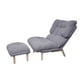 thumbnail image 5 of Sillon Reclinable Lounge con Ottoman Sillon con Reposapies para Sala, Recamara Chaise Soma, 5 of 10
