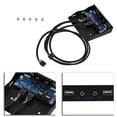 thumbnail image 2 of Panel Frontal De Disquete Usb2.0 Hd-Audio 3.5 '' 9 Pines A 2 Interfaz Usb2.0 Con Audio De Micrófono Inevent EL006963-00, 2 of 6