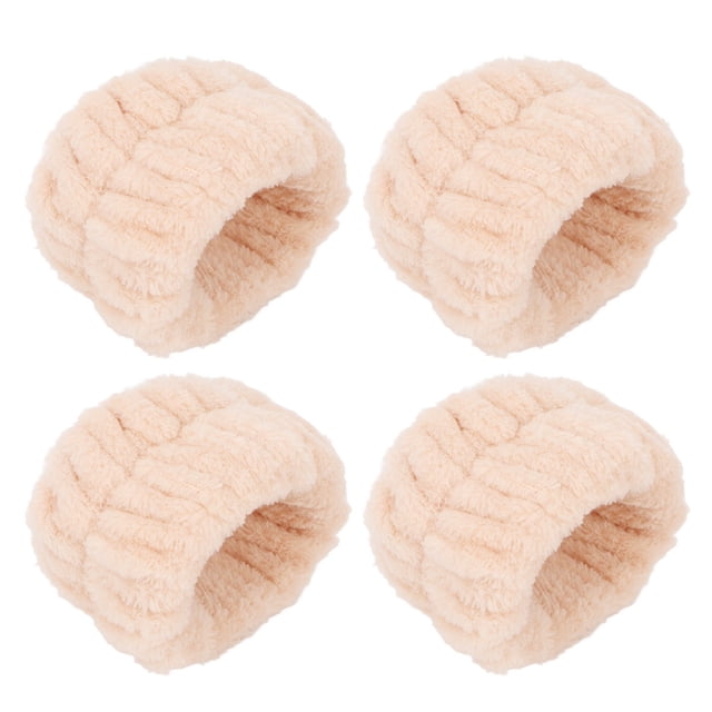 Pulseras para lavado de cara, 2 pares de pulseras absorbentes para lavado de cara, banda de toalla para lavado de muñeca, rendimiento lleno de energía