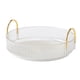 thumbnail image 2 of Single Tier Rotate Bathroom Counter Organizer, Countertop Perfume Tray And Vanity Organizer,Corner Makeup Storage, Organizer Countertop for Dresser，Makeup Vanity Shelf, Spice Rack, 2 of 4