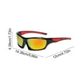 thumbnail image 3 of KCGYNP Cycling Glasses,Polarized Windproof UV Protection,TR90 Lightweight Frame,for Outdoor Sports Skiing Running,Size 5.66x4.72x1.73in, 3 of 6