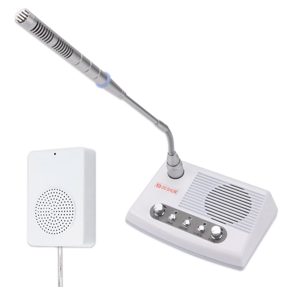 Window Intercom DESHUN DS-989 Full Duplex con micrófono inalámbrico