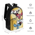 thumbnail image 5 of The Cuphead Show Backpacks Bookbag Casual Daypack Backpacks for Travel Work Camping Office, 5 of 8