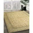 thumbnail image 3 of Ahgly Company Machine Washable Indoor Round Traditional Cinnamon Brown Area Rugs, 3' Round, 3 of 7
