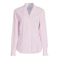 thumbnail image 5 of Blu White Blu Women's Patricia Ruffled Stripe Shirt, 5 of 5