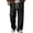 BGH33-Black, variant on Men'S Baggy Waffle Sweatpants Open Bottom Loose Casual Workout Hiking Jogger Sweatpants For Men With Pockets Khaki S
