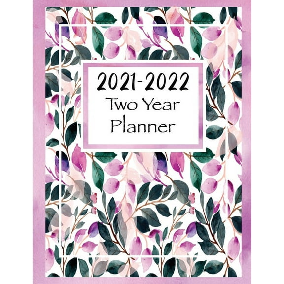 2021-2022 Two Year Planner: Two Year Monthly Planner and Calendar, Large size, (Paperback)
