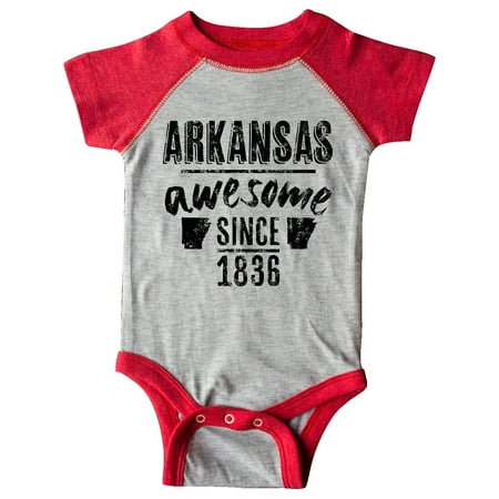 

Inktastic Arkansas Awesome Since 1836 Gift Baby Boy or Baby Girl Bodysuit