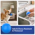 thumbnail image 4 of Ultra Ball Dog Toy, Medium Bouncy Fetch Balls For Dogs 20-60 lbs, Made from Durable Rubber, Floating Water Pet Toys, Medium, Cobalt Blue, 4 of 9