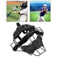 thumbnail image 6 of Softball Face , Softball Fielder , Sports Accessories Fit All Ages, Lightweight Fielder Head Protection Infielder's Face for Baseball Black, 6 of 8
