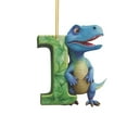 thumbnail image 4 of BKER Christmas Dinosaur Acrylic 26 Letters Christmas Dinosaur Ornaments Acrylic A To Z Ornament Letters Decorative Hanging Acrylic Dinosaur Alphabet Letters For Christmas Tree Craft, 4 of 5