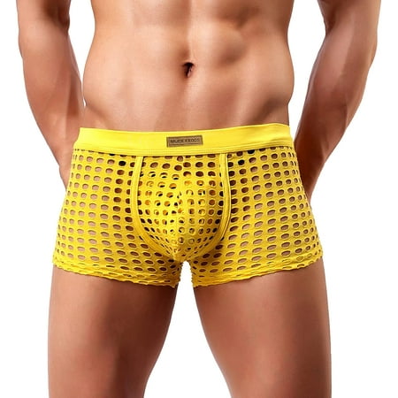 

Arjen Kroos Men s Underwear Breathable Mesh Boxer Briefs Trunks