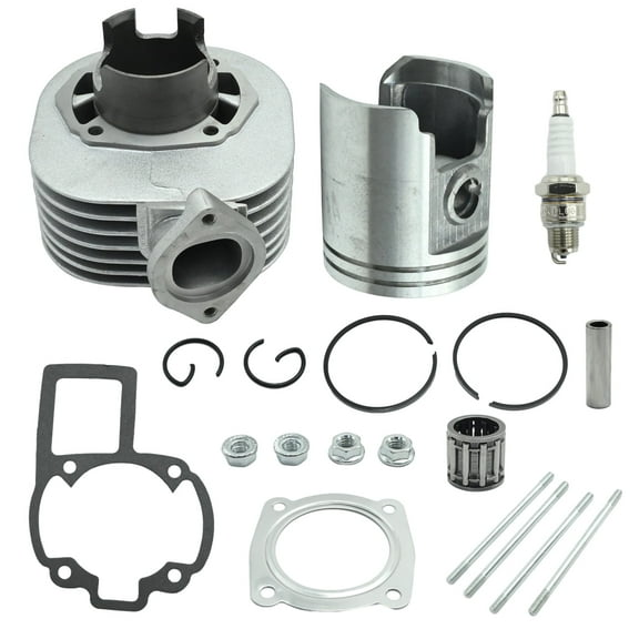 Anxingo 11210‑40B01 80cc Cylinder Piston Gasket Top End Kit Replacement for Kawasaki KFX80 2003 2004 2005 2006 Replacement for Suzuki Quadsport LT80 1987-2006