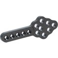 thumbnail image 3 of Soporte de amortiguador para automóvil, soporte de amortiguador de 2 piezas con ángulo de altura ajustable, compatible con vehículos de orugas 1/10 RC(negro), 3 of 4