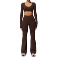 thumbnail image 1 of Conjuntos de entrenamiento for mujer, 2 piezas, sujetador deportivo, camiseta sin mangas, polainas de cintura alta, gimnasio, Yoga, ropa activa, Top de entrenamiento for mujer, 1 of 6
