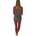 thumbnail image 2 of Lazyone Women's Soft Casual Pajama Leggings and Tall Tee Sets With Cute Fun Prints, Don't Wake the Bear, 2 of 7