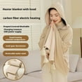 thumbnail image 5 of Portable Heated Shawl,USB Electric Heated Blanket,Battery Powered Cordless Heateds Blankets Heating 3 with H Levels,Wearable, 5 of 8