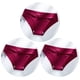 thumbnail image 1 of TrowBridge-bragas de satén de seda para mujer, ropa interior transpirable sin costuras, lencería fina y acogedora, 3 unids/set, 1 of 4