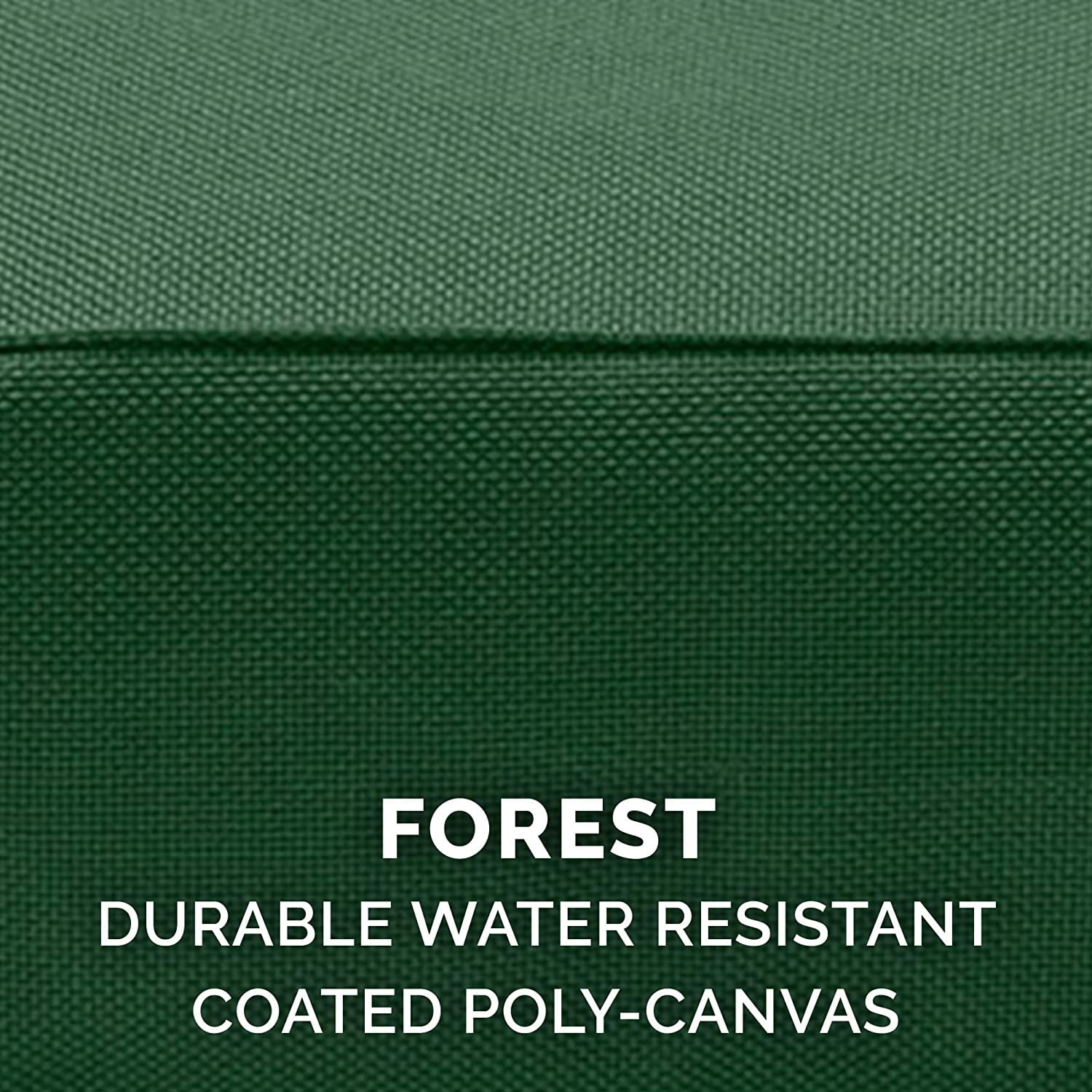 FurHaven Pet Products Indoor/Outdoor Oxford Cooling Gel Top Deluxe Mattress Pet Bed for Dogs & Cats - Forest, Jumbo