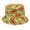 Green, variant on Bucket Hats Papaya Print Fisherman's Border Outdoor Outing Summer Trend Basin Hat Caps Gifts
