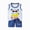 Z01_Blue, variant on Toddler Baby Boys Summer Outfits Short Sleeve Cartoon Print T-Shirt Tops & Shorts Sets 2Pcs Cute Baby Boys Cotton Summer Clothes For 1t 2t 3t 4t 5t 6t Baby Boys' Clothing Sets Boy Outfits