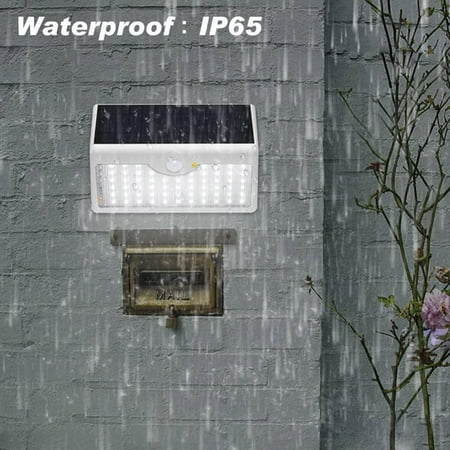 

Mittory Bright Solar Power Light Motion Sensor Garden Outdoor Security Wall 60 LED