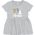 thumbnail image 3 of Inktastic First Birthday Sloth 1 Year Old Girls Baby Dress, 3 of 5