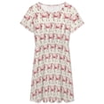 thumbnail image 3 of Strawberry Cow Women's Dress Short Sleeve Summer Sundress Summer Women Clothes, 3 of 7
