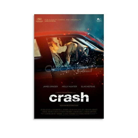 Movie Crash 1996 Poster Canvas Painting Wall Art Poster for Bedroom Living Room Decor