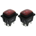 thumbnail image 3 of Shisuyan 4Set 3.8X3.5X2.6CM Rocker Switches for Electrical Control and Automotive Modifications 12V 15A, 3 of 9