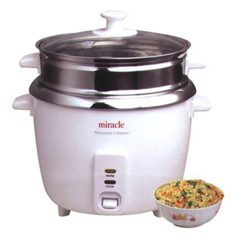Stainless Steel Rice Cooker Model ME81 (Formerly ME8) by Miracle Exclusives