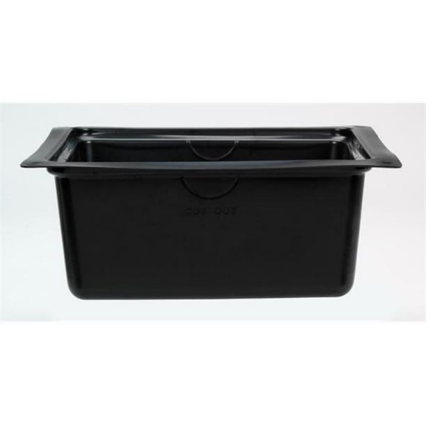 Oatey 34080 Standard Tub Box Black