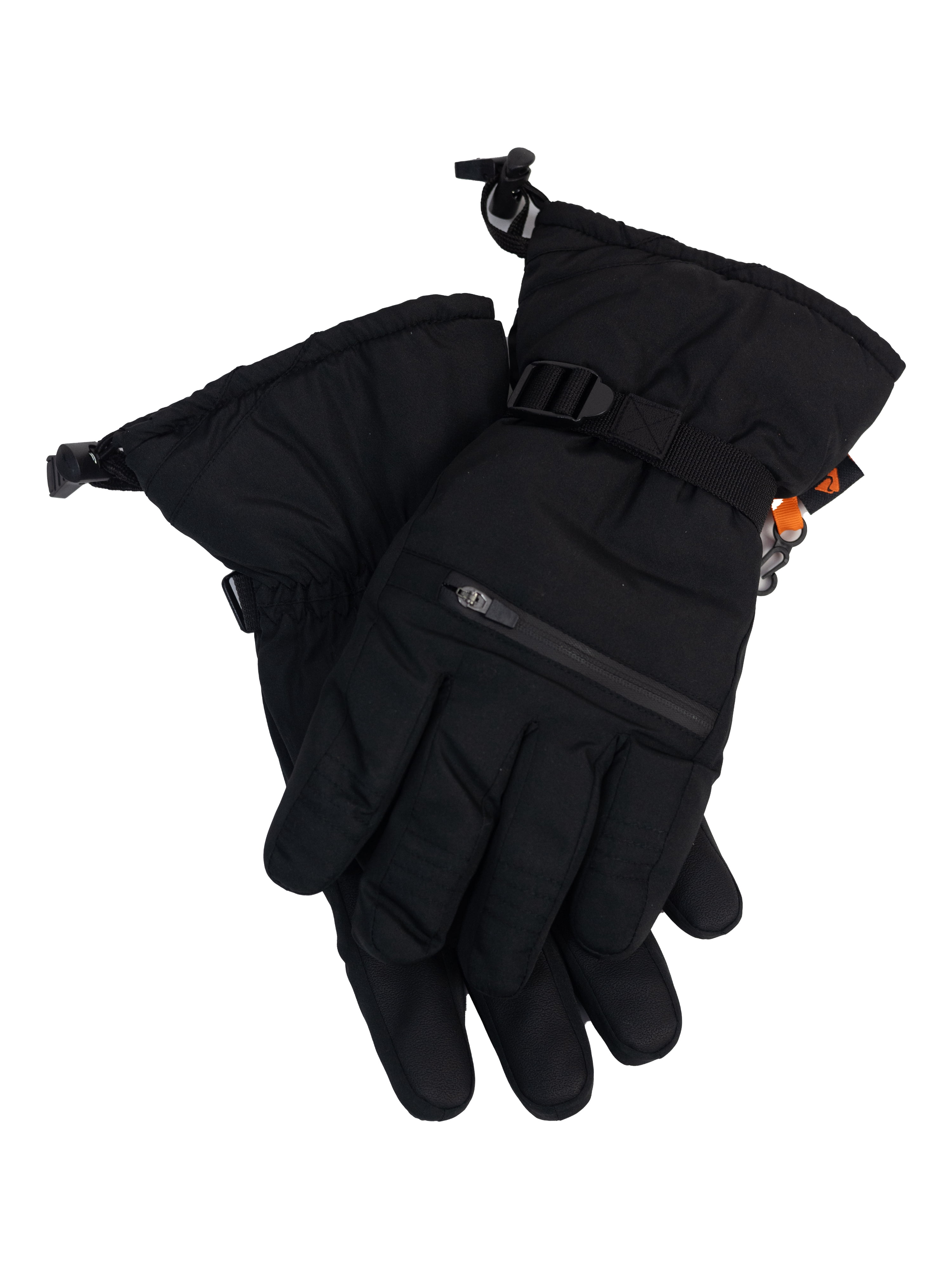 Ozark Trail Mens Ski Glove, Rich Black