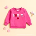 thumbnail image 2 of TZEWGL Long Sleeve Letter Prints T-Shirts For Kid Crew Neck Clothes For Newborns size 12-18M, 2 of 6